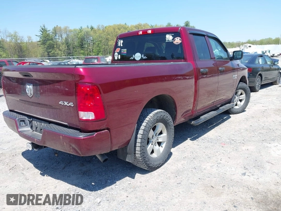 2018 Ram 1500 Express z VIN 1C6RR7FG3JS327922, wystawiony jako IAAI lot #42226433 z przebiegiem 78 533 mil mil oraz . Historia ofert i sprzedaży dostępna na DreamBid. Obrazek 4.