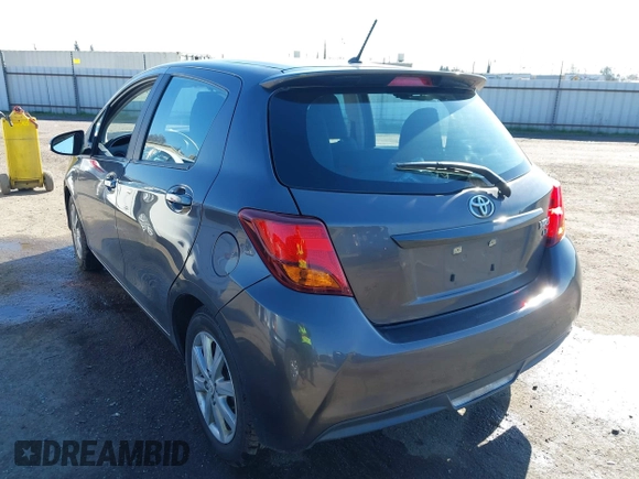 2015 Toyota Yaris L with VIN VNKKTUD34FA022251, listed as a IAAI auction lot 41435973 with 57,044 mi miles. Bid and sale history available at carsss.com. Image 3.