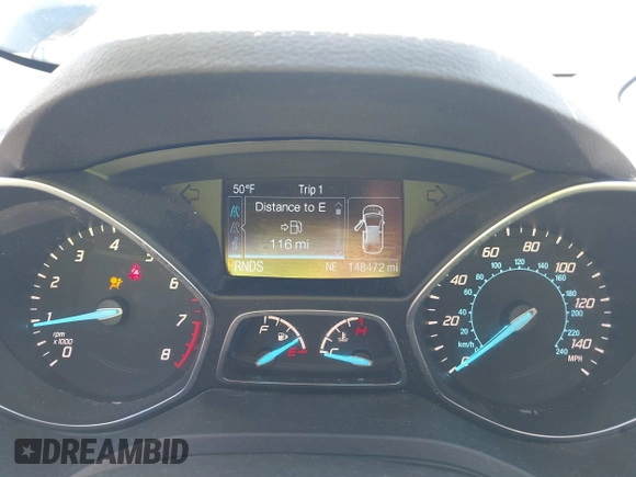 2015 Ford Escape SE with VIN 1FMCU9G97FUA89251, listed as a IAAI auction lot 41919240 with 148,472 mi miles and . Bid and sale history available at DreamBid. Image 7.