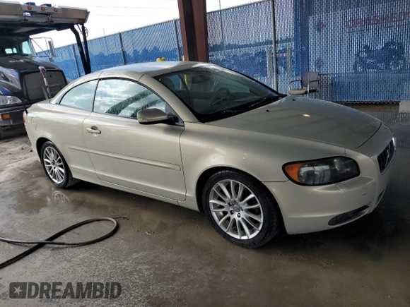 2007 Volvo C70 with VIN YV1MC68217J018765, listed as a Copart auction lot 47298865 with 120,092 mi miles and Non Repairable. Bid and sale history available at carsss.com. Image 4.
