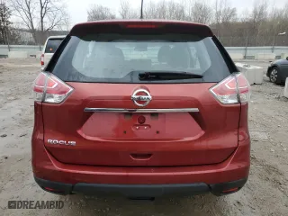 2015 Nissan Rogue S with VIN KNMAT2MTXFP530651, listed as a Copart auction lot 83643674 with 161,201 mi miles and Salvage Title. Bid and sale history available at carsss.com. Image 6.