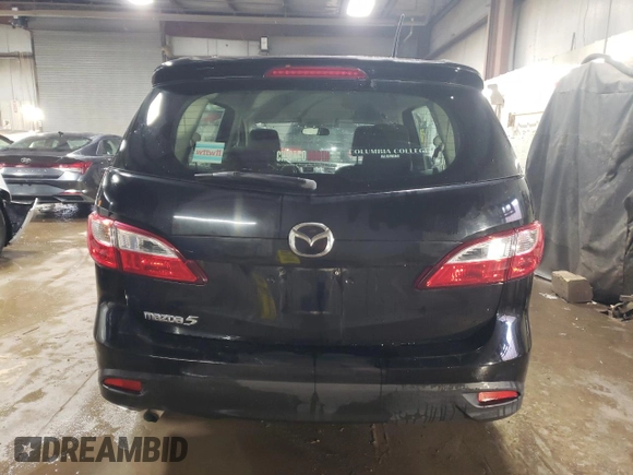2012 Mazda 5 Touring with VIN JM1CW2CLXC0114623, listed as a Copart auction lot 52036475 with 149,589 mi miles and Salvage Title. Bid and sale history available at DreamBid. Image 6.