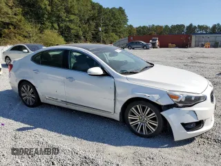2015 Kia Cadenza Premium with VIN KNALN4D76F5171082, listed as a Copart auction lot 77763144 with 158,430 mi miles and Clean Title. Bid and sale history available at carsss.com. Image 4.