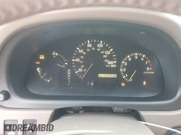 2002 Lexus RX 300 with VIN JTJGF10U320138265, listed as a Copart auction lot 78232804 with 242,046 mi miles and Salvage Title. Bid and sale history available at carsss.com. Image 9.