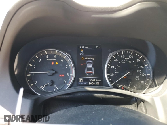 2021 Infiniti Q60 Red Sport 400 with VIN JN1FV7LL3MM560753, listed as a Copart auction lot 69859814 with 38,625 mi miles and Salvage title. Bid and sale history available at DreamBid. Image 9.