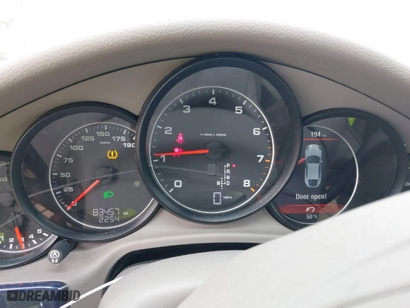 2012 Porsche Panamera with VIN WP0AA2A75CL073327, listed as a IAAI auction lot 41729676 with 83,457 mi miles. Bid and sale history available at carsss.com. Image 7.