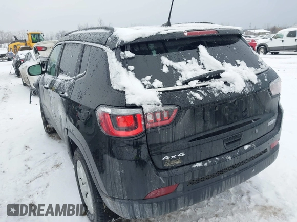 2018 Jeep Compass Altitude with VIN 3C4NJDBB6JT307069, listed as a IAAI auction lot 41351646 with 50,387 mi miles and . Bid and sale history available at carsss.com. Image 3.