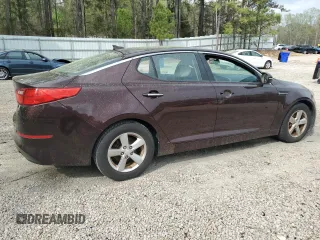 2015 Kia Optima LX with VIN 5XXGM4A70FG431824, listed as a Copart auction lot 51969595 with 130,205 mi miles and Salvage Title. Bid and sale history available at DreamBid. Image 3.