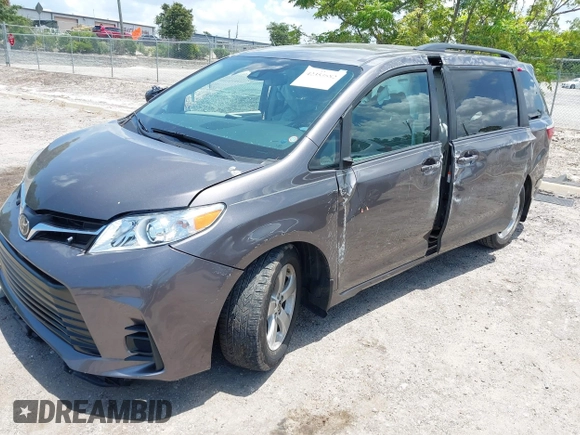 2020 Toyota Sienna LE Auto Access Seat with VIN 5TDKZ3DC9LS086866, listed as a IAAI auction lot 42353682 with 60,951 mi miles and . Bid and sale history available at DreamBid. Image 2.
