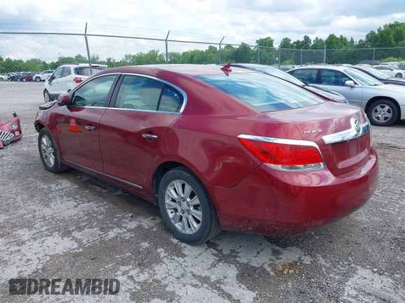 2010 Buick LaCrosse CX with VIN 1G4GB5EG9AF163607, listed as a IAAI auction lot 42295933 with 213,540 mi miles and . Bid and sale history available at DreamBid. Image 3.