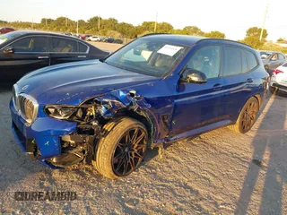 2023 BMW X3 M with VIN 5YM13EC03P9P58528, listed as a IAAI auction lot 41493528 with 18,503 mi miles and . Bid and sale history available at DreamBid. Image 17.