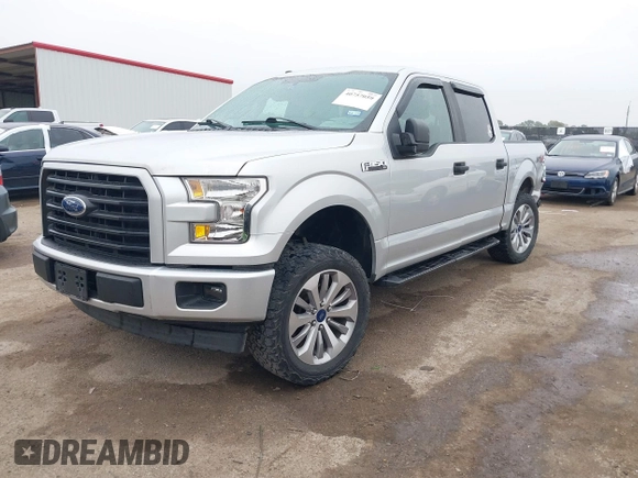 2017 Ford F-150 XL with VIN 1FTEW1CP1HKD80209, listed as a IAAI auction lot 40757059 with 106,102 mi miles and . Bid and sale history available at DreamBid. Image 2.