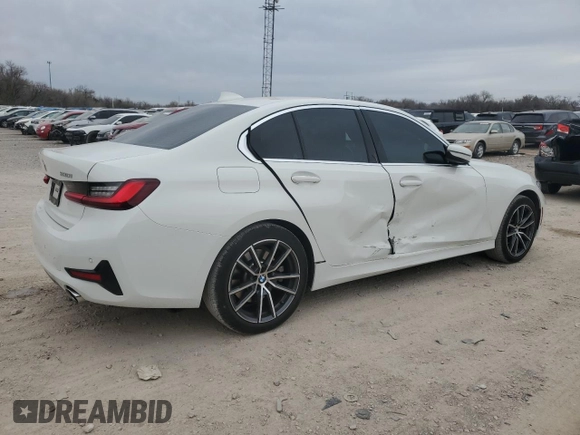 2022 BMW 3 Series 330i xDrive with VIN 3MW5R7J00N8C64705, listed as a Copart auction lot 48624285 with 12,143 mi miles and Salvage Title. Bid and sale history available at carsss.com. Image 3.