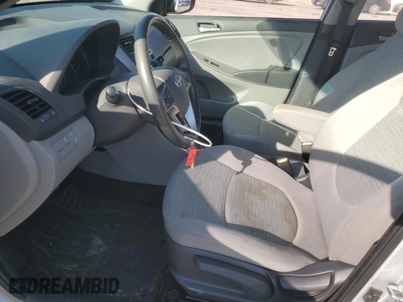 2015 Hyundai Accent GLS with VIN KMHCT4AE3FU852605, listed as a Copart auction lot 44260155 with 84,972 mi miles and Salvage Title. Bid and sale history available at DreamBid. Image 7.