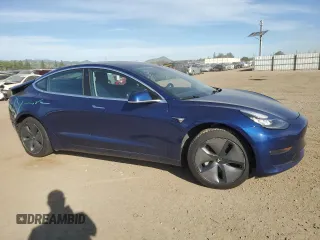 2018 Tesla Model 3 Long Range Battery with VIN 5YJ3E1EA6JF040351, listed as a Copart auction lot 52710835 with 89,360 mi miles and Salvage Title. Bid and sale history available at DreamBid. Image 4.