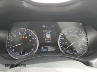 2018 Infiniti Q50 3.0t LUXE with VIN JN1EV7AR9JM433505, listed as a Copart auction lot 51435535 with 108,232 mi miles and Salvage Title. Bid and sale history available at carsss.com. Image 9.