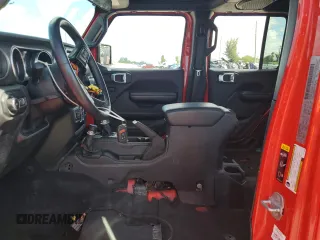 2020 Jeep Wrangler Unlimited Sport S with VIN 1C4HJXDG1LW216926, listed as a Copart auction lot 61456015 with Not provided miles and Salvage title. Bid and sale history available at DreamBid. Image 7.