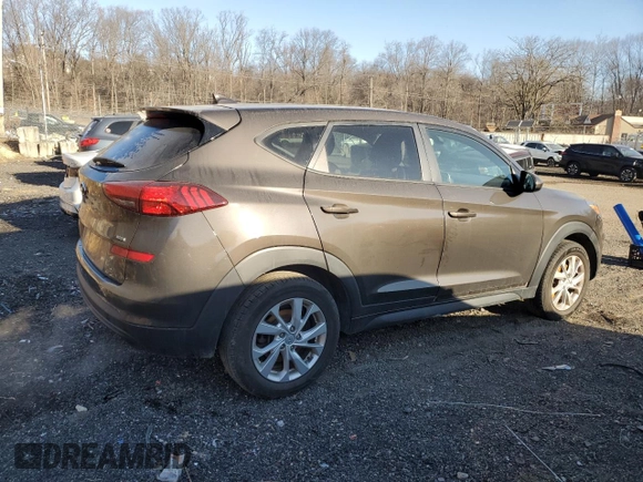 2019 Hyundai Tucson SE with VIN KM8J2CA4XKU047464, listed as a Copart auction lot 47738535 with 41,893 mi miles and Salvage Title. Bid and sale history available at carsss.com. Image 3.