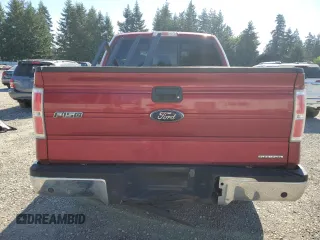 2013 Ford F-150 XL with VIN 1FTFW1EF1DFA75532, listed as a Copart auction lot 64324395 with 135,654 mi miles and Salvage title. Bid and sale history available at DreamBid. Image 6.