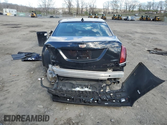 2017 Cadillac CT6 AWD with VIN 1G6KB5RS4HU197136, listed as a Copart auction lot 50876124 with Not provided miles and Salvage title. Bid and sale history available at DreamBid. Image 6.
