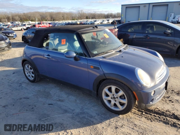 2007 MINI Convertible with VIN WMWRF33507TF66800, listed as a Copart auction lot 86871924 with 130,448 mi miles and Clean Title. Bid and sale history available at DreamBid. Image 4.