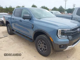 2024 Ford Ranger XLT with VIN 1FTER4GH6RLE43313, listed as a IAAI auction lot 42315477 with 7,175 mi miles and . Bid and sale history available at DreamBid. Image 1.
