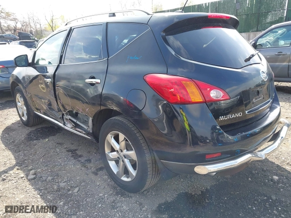 2010 Nissan Murano SL with VIN JN8AZ1MW6AW126459, listed as a IAAI auction lot 42079823 with 89,786 mi miles. Bid and sale history available at carsss.com. Image 3.