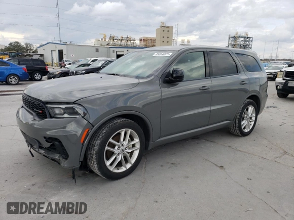 2023 Dodge Durango GT Plus with VIN 1C4RDHDG6PC555304, listed as a Copart auction lot 45054025 with 63,098 mi miles and Clean title. Bid and sale history available at DreamBid. Image 1.