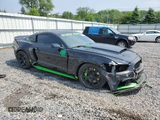 2015 Ford Mustang GT with VIN 1FA6P8CF9F5313621, listed as a Copart auction lot 60843225 with 76,185 mi miles and Salvage title. Bid and sale history available at DreamBid. Image 4.