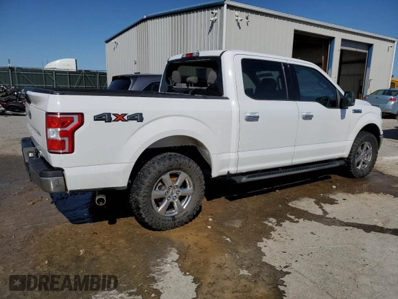2019 Ford F-150 XL with VIN 1FTEW1E57KKE02961, listed as a Copart auction lot 52257105 with 117,296 mi miles and Salvage Title. Bid and sale history available at carsss.com. Image 3.