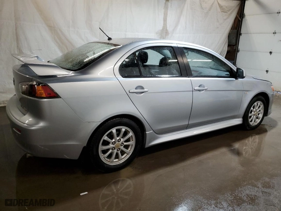 2012 Mitsubishi Lancer SE with VIN JA32V2FW9CU026528, listed as a Copart auction lot 48663445 with 143,532 mi miles and Salvage Title. Bid and sale history available at carsss.com. Image 3.