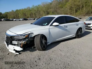 2021 Honda Accord Touring z VIN 1HGCV2F91MA015527, wystawiony jako Copart lot #53843735 z przebiegiem 49 602 mil mil oraz Szkoda całkowita • Salvage title. Historia ofert i sprzedaży dostępna na DreamBid. Obrazek 1.