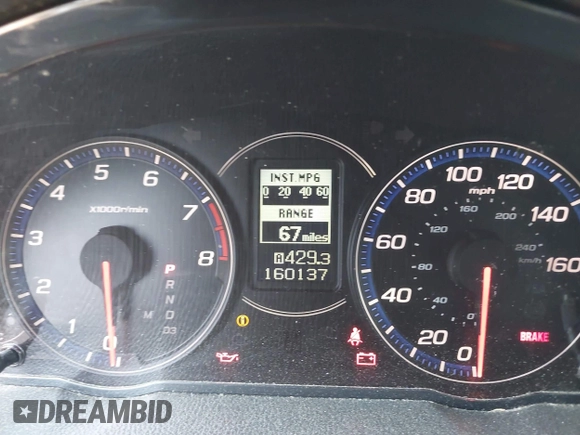 2007 Acura TSX with VIN JH4CL96857C006602, listed as a IAAI auction lot 42735994 with 160,137 mi miles and . Bid and sale history available at DreamBid. Image 7.