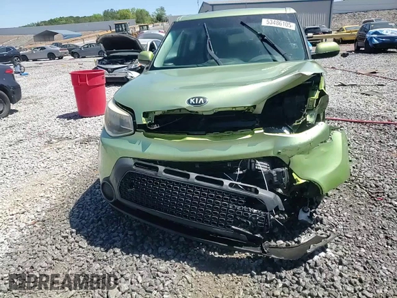 2015 Kia Soul with VIN KNDJN2A21F7812053, listed as a Copart auction lot 53486105 with 184,637 mi miles and Salvage Title. Bid and sale history available at DreamBid. Image 13.