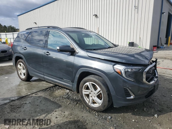 2019 GMC Terrain SLE with VIN 3GKALTEX5KL293827, listed as a Copart auction lot 47349295 with 105,528 mi miles and Salvage Title. Bid and sale history available at carsss.com. Image 4.
