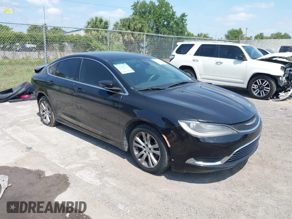 2016 Chrysler 200 Limited with VIN 1C3CCCAB6GN120215, listed as a IAAI auction lot 42084904 with 118,912 mi miles. Bid and sale history available at carsss.com. Image 1.