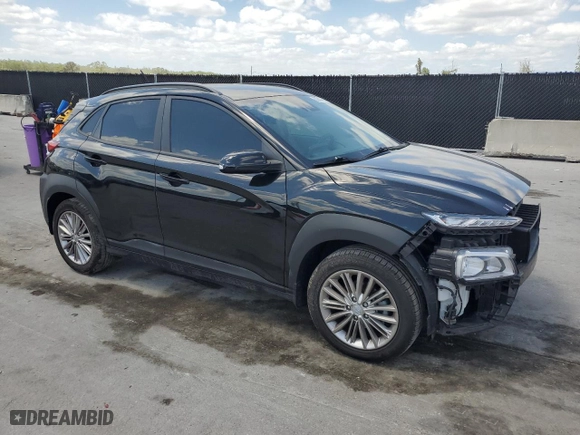 2021 Hyundai Kona SEL with VIN KM8K22AA6MU695830, listed as a Copart auction lot 52343985 with 58,478 mi miles and Salvage Title. Bid and sale history available at carsss.com. Image 4.