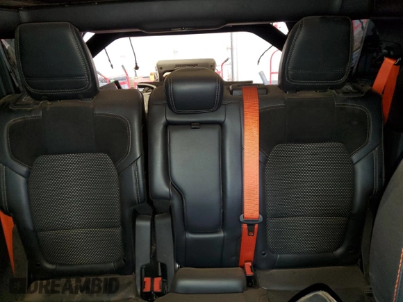2023 Ford Bronco Raptor with VIN 1FMEE5JR7PLB23414, listed as a Copart auction lot 54733335 with 11,967 mi miles and Salvage title. Bid and sale history available at DreamBid. Image 10.