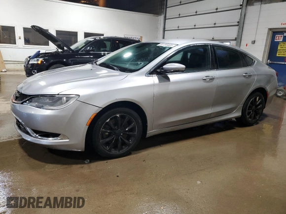 2015 Chrysler 200 C with VIN 1C3CCCCG8FN516962, listed as a Copart auction lot 55159465 with 140,795 mi miles and Clean Title. Bid and sale history available at DreamBid. Image 1.