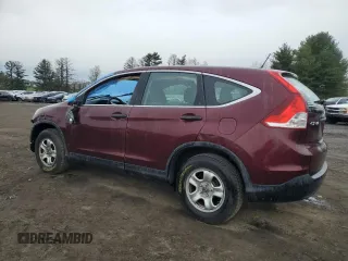2013 Honda CR-V LX with VIN 5J6RM3H37DL033099, listed as a Copart auction lot 52578235 with 122,548 mi miles and Salvage Title. Bid and sale history available at carsss.com. Image 2.