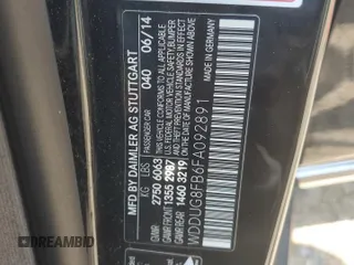 2015 Mercedes-Benz S 550 with VIN WDDUG8FB6FA092891, listed as a Copart auction lot 56431905 with 164,664 mi miles and Salvage title. Bid and sale history available at DreamBid. Image 12.