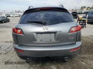 2007 Infiniti FX with VIN JNRAS08U87X102217, listed as a Copart auction lot 43240835 with 146,390 mi miles and Salvage Title. Bid and sale history available at carsss.com. Image 6.
