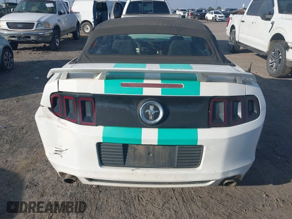2013 Ford Mustang V6 with VIN 1ZVBP8EM7D5234320, listed as a IAAI auction lot 41512045 with 113,916 mi miles and . Bid and sale history available at DreamBid. Image 16.