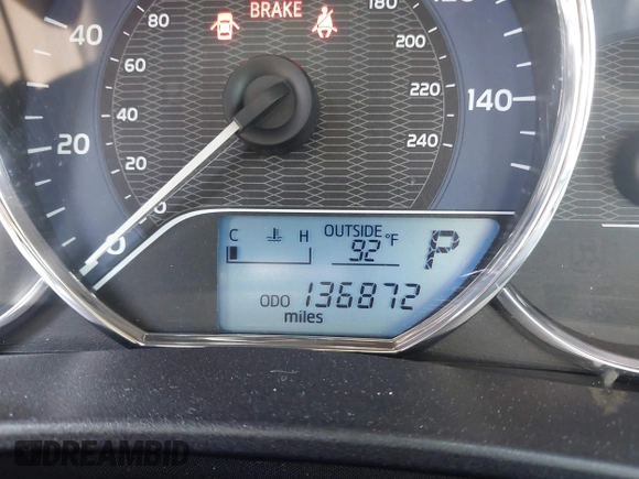 2016 Toyota Corolla L with VIN 2T1BURHE0GC684775, listed as a IAAI auction lot 42720936 with 136,872 mi miles and . Bid and sale history available at DreamBid. Image 16.