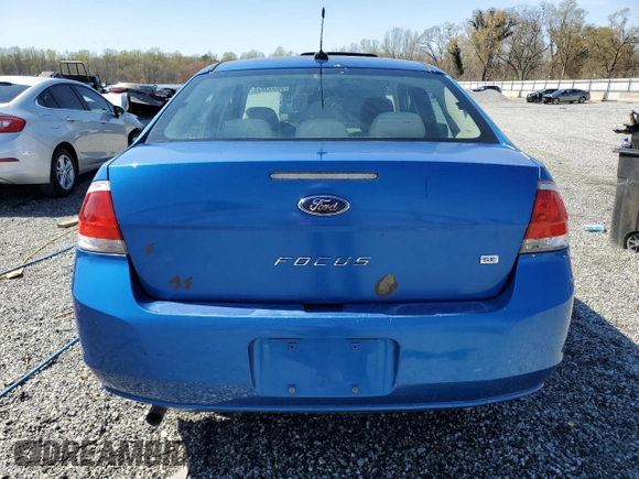 2011 Ford Focus SE with VIN 1FAHP3FN4BW132624, listed as a Copart auction lot 50333885 with 192,926 mi miles and Salvage Title. Bid and sale history available at carsss.com. Image 6.