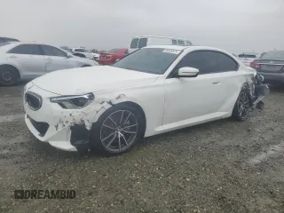 2024 BMW 2 Series 230i with VIN 3MW23CM00R8D85281, listed as a Copart auction lot 84020574 with 10,715 mi miles and Salvage Title. Bid and sale history available at carsss.com. Image 1.