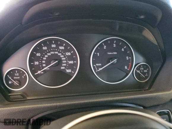 2014 BMW 3 Series 328d xDrive with VIN WBA3K5C52EKT33305, listed as a Copart auction lot 60558625 with Not provided miles and Salvage title. Bid and sale history available at DreamBid. Image 9.