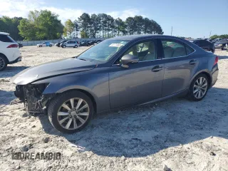 2015 Lexus IS 250 with VIN JTHBF1D27F5079024, listed as a Copart auction lot 52171065 with 100,534 mi miles and Salvage Title. Bid and sale history available at carsss.com. Image 1.