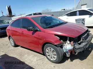 2015 Hyundai Accent GLS with VIN KMHCT4AE8FU911244, listed as a Copart auction lot 49789515 with 107,951 mi miles and Salvage Title. Bid and sale history available at DreamBid. Image 4.