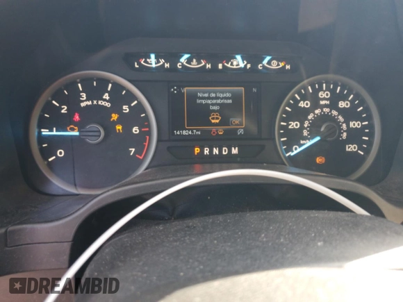 2018 Ford F-150 XL с VIN 1FTEW1CG9JFE23662, выставлен на аукционе Copart как лот 49213735 с пробегом 141 824 миль миль и Чистый • Clean title. История ставок и продаж доступна на DreamBid. Изображение 9.